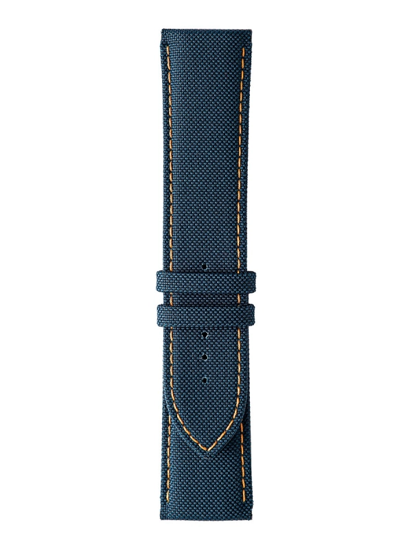 Produit Bracelet HD1CO tissu Cordura bleu marine piqûre orange Image