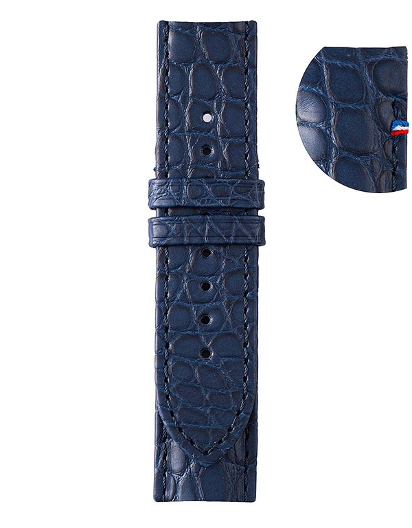 Produit Bracelet HD Mécanique cuir bleu Image