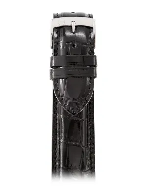 Bracelet HD2/HD3 cuir noir brillant